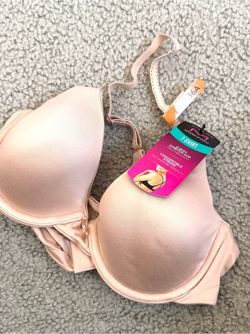 Maidenform Comfort Devotion Demi Smooth T-Shirt Bra - Velvet Coverage Bra